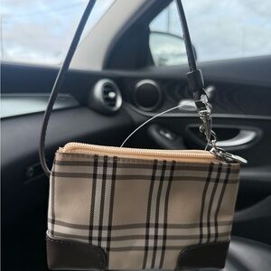 Plaid Mini Wristlet